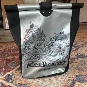Silver ORTLIEB waterproof messenger bag
